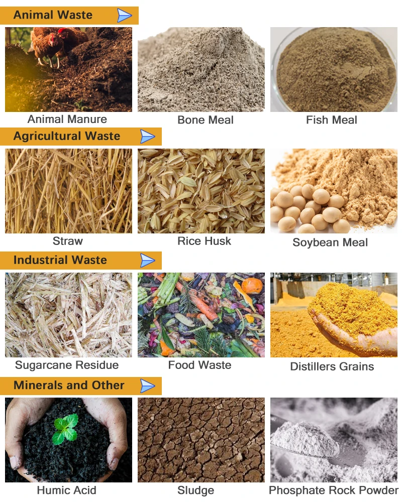 Ligne de production d'engrais organiques