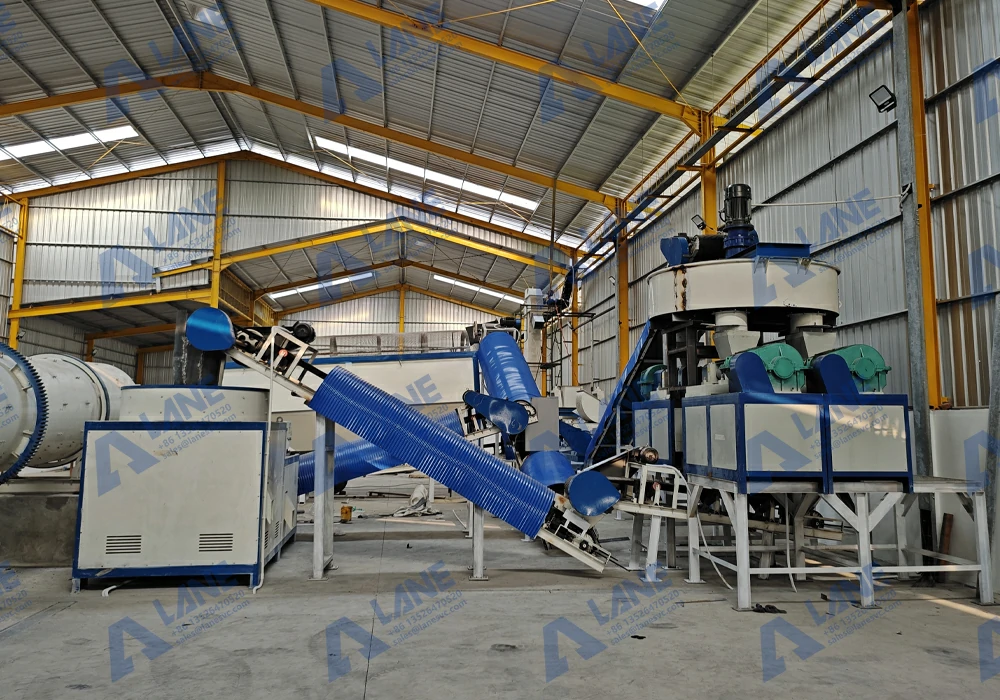 Ligne de production de granulation sèche NPK