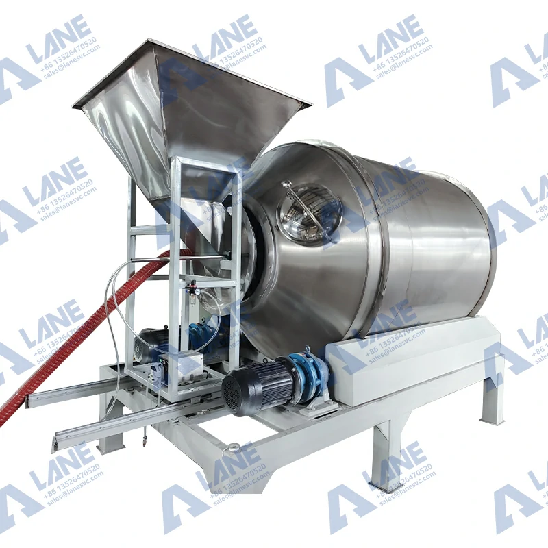 Mélangeur à Tambour en Acier Inoxydable
