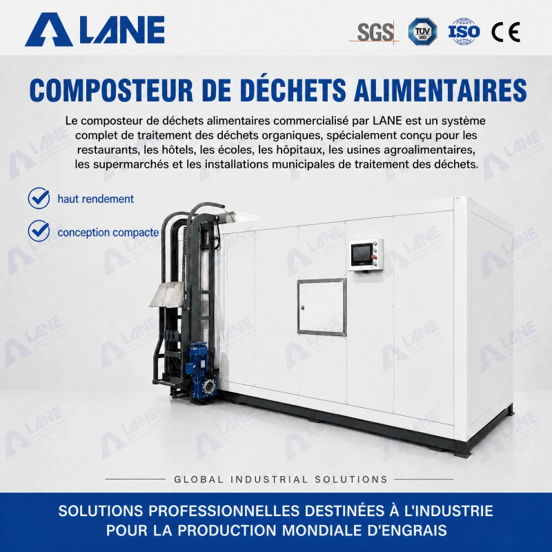 COMPOSTEUR PROFESSIONNEL POUR DÉCHETS ALIMENTAIRES