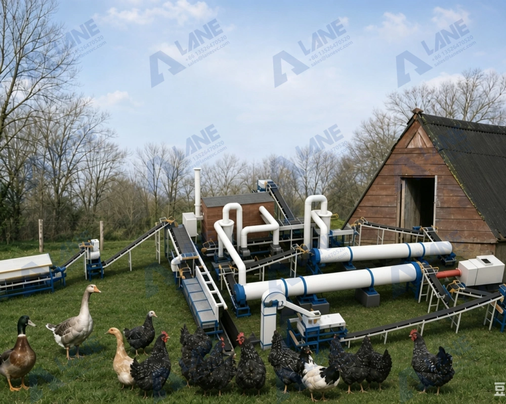 Granulateur de fumier de poulet