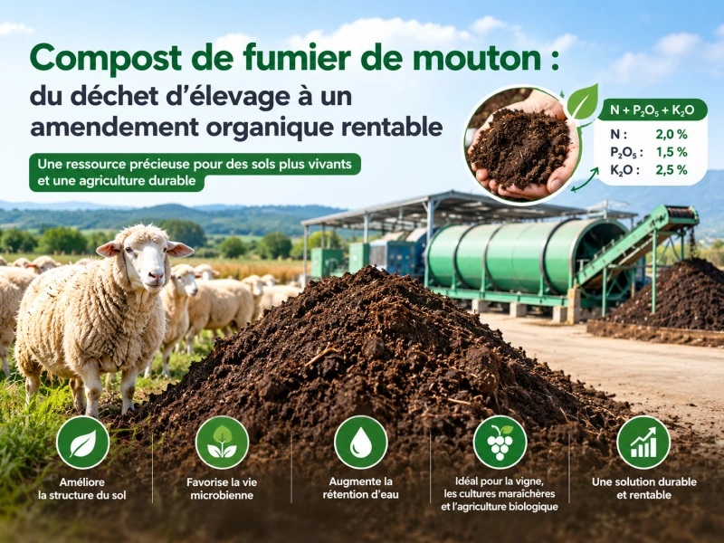 Valorisation du compost de fumier de mouton