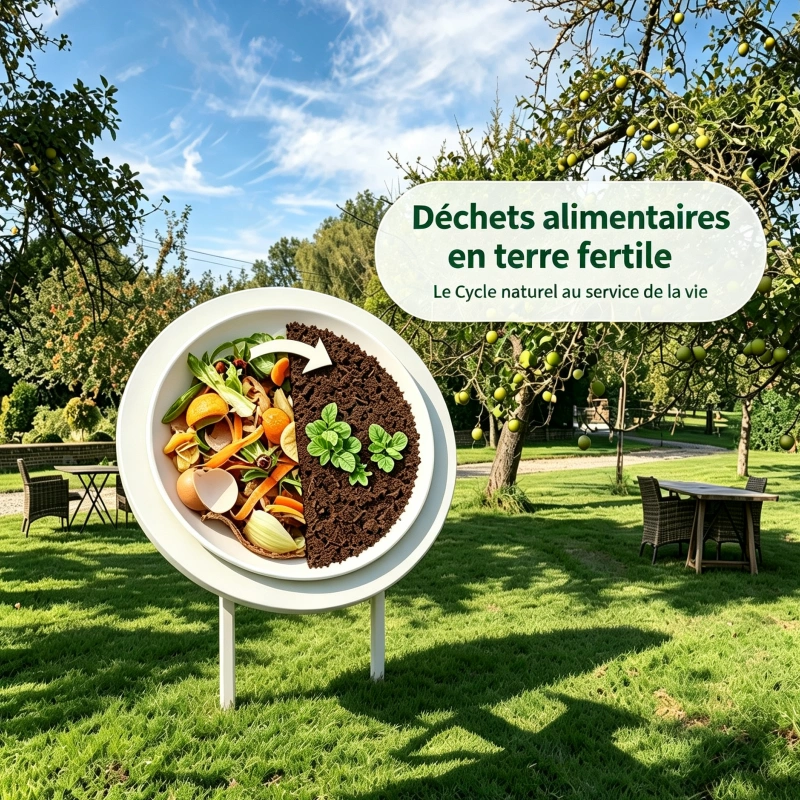 déchets alimentaires en engrais