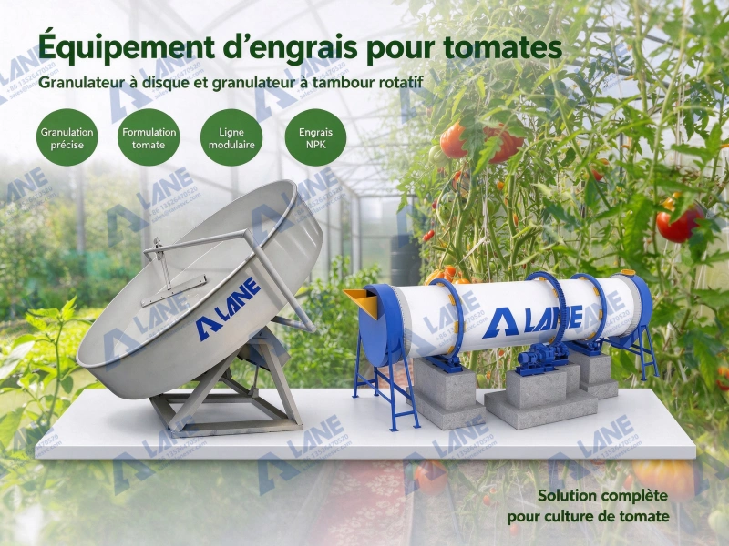 Équipement d’engrais pour tomates : une ligne de production adaptée à chaque formulation