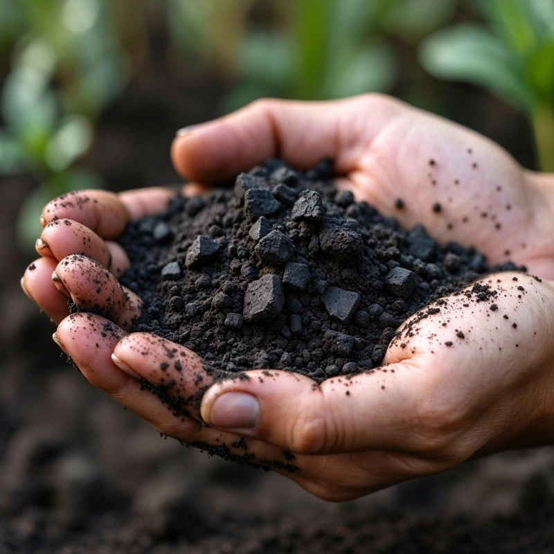 fabrication d'engrais au biochar