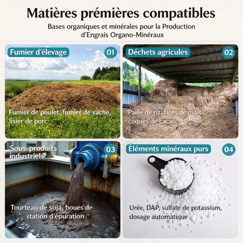Production d'Engrais Organo-Minéraux