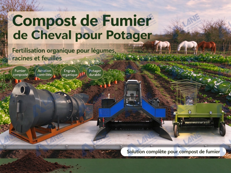 Compost de Fumier de Cheval pour Potager Sans Graines ni Odeurs | Matériel LANE