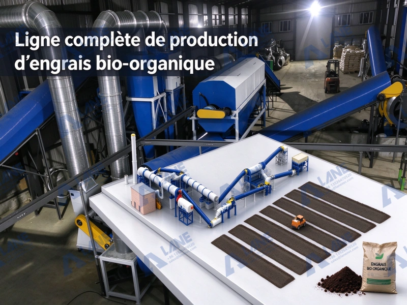Équipement de production d’engrais bio-organique